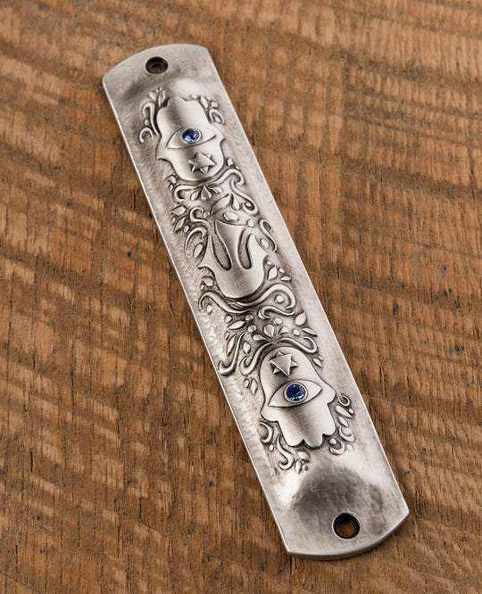 An adorned mezuzah.